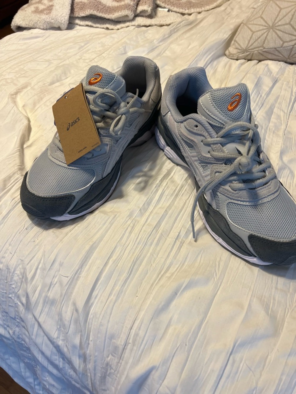 ASICS Men's Gel NYC Cream/Oyster Grey
